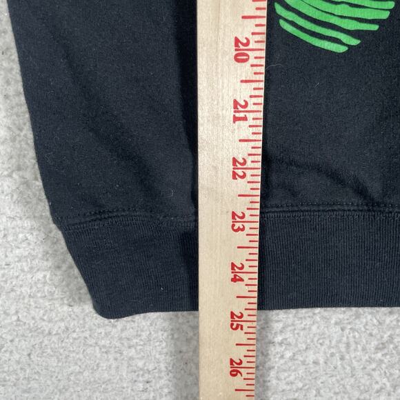 Rick & Morty Sweatshirt Mens Medium Trippy Black Adult Swim Psychedelic Crewneck - Picture 7 of 16